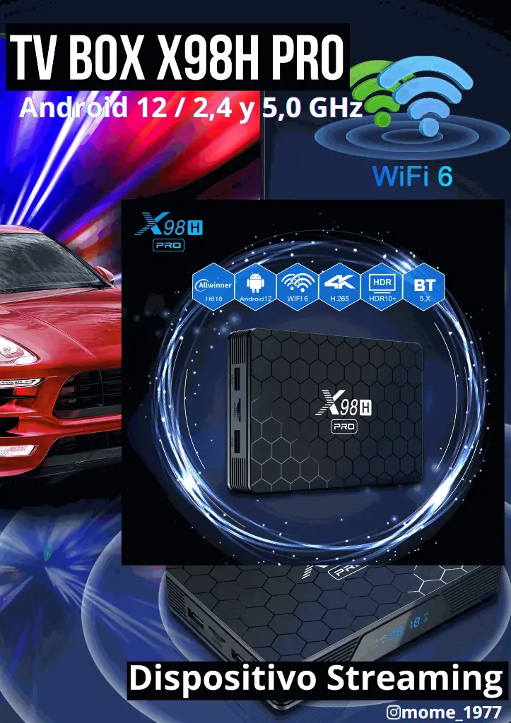 Tv Box X98H Pro Dispositivo Streaming